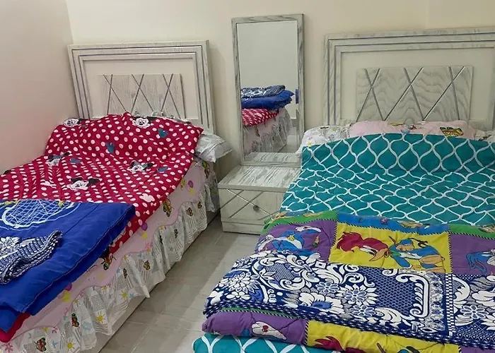 في بورتو السخنه غرفتين ببلكونه Heaven Hills عائلات فقط Apartment *